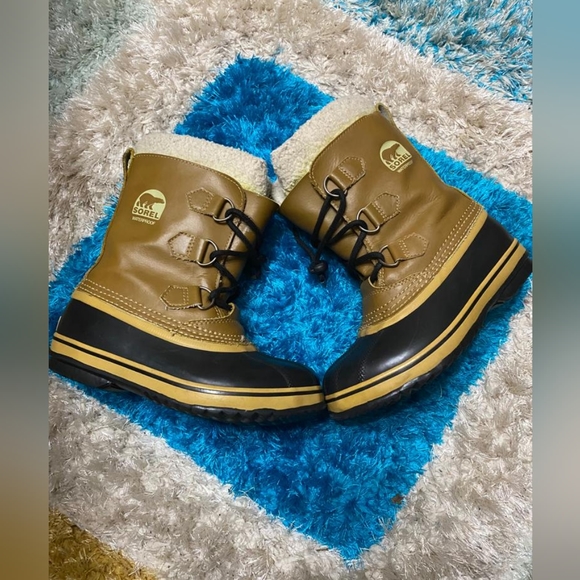 Sorel Tan Snow Boots size 3 unixes - Picture 2 of 10